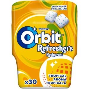 ORBIT BOTTLES REFRESHER TROPICAL 67G*6B  IMP