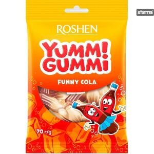 ROSH.YUMMI GUMMI 70GR FUNNY COLA(22B)