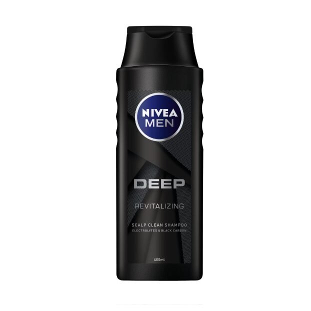 NIVEA SAMPON MEN 400ML DEEP BLACK(12B)