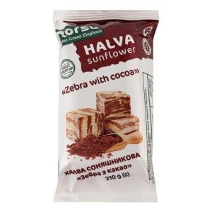 HALVA NORSU DE FL.SOARELUI 210GR CACAO(20B)