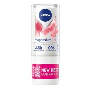 NIVEA ROLLON WOM. 50ML MAGNESIUM DRY ROZ(6B) 5SET