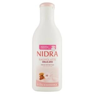 NIDRA GEL DUS&SPUMA BAIE 750ML LAPTE MIGDALE DELICAT(12B)