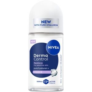 NIVEA ROLLON WOM 50ML DERMA CONTROL RESTORE(6B) 5SET