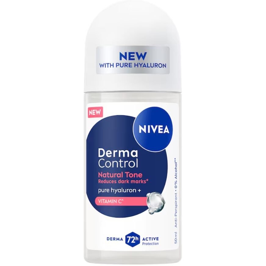NIVEA ROLLON WOM 50ML DERMA CONTROL NATURAL TONE(6B) 5SET