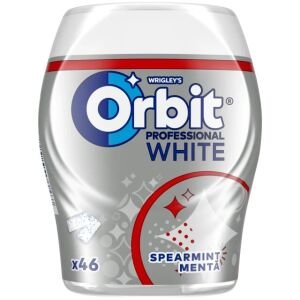 ORBIT.BOTTLES WHITE 64GR SPERMINT(6B) 24SET