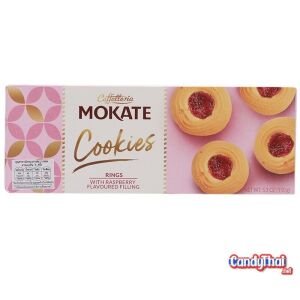 MOKATE COOKIES 150GR RASPBERRY(16CUT)