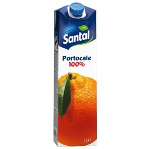 SANTAL 1L JUICE PORTOCALE 100% (12B)