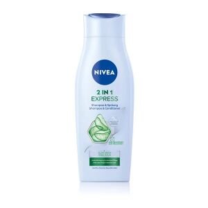 NIVEA SAMPON WOM 400ML 2IN1 EXP GLANZ SERUM (12B)