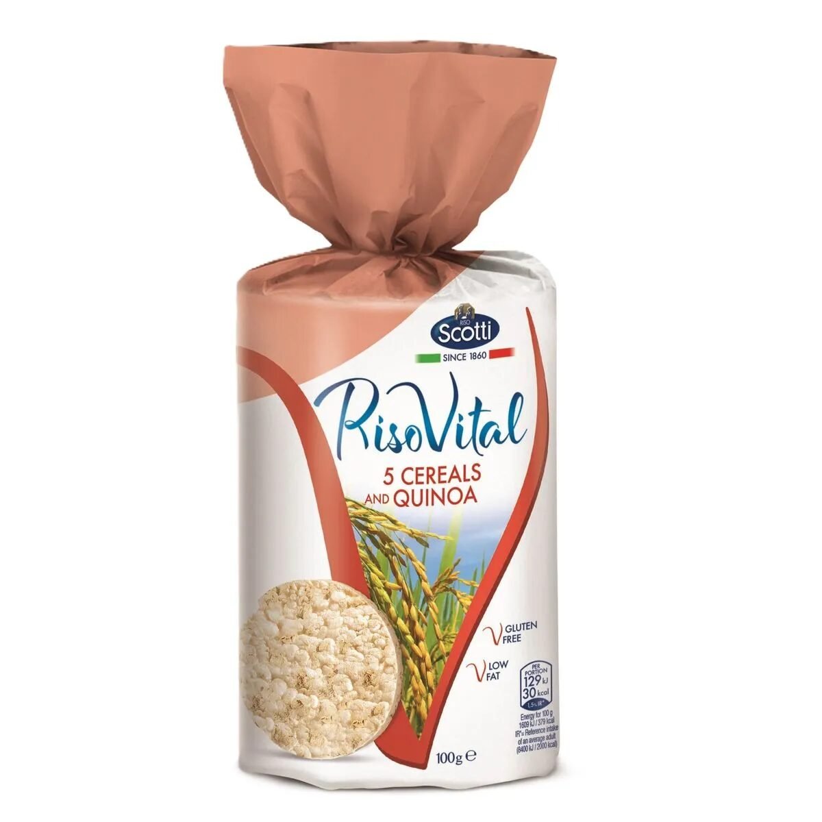 SCOTTI TARTINE 5 CEREALE RISO 100GR (10B)