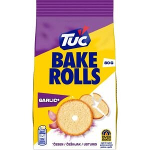 TUC BAKEROLLS 80GR GARLIC(15B)