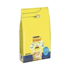 PET.FRISKIES CAT 1.5KG STERILE SOMON&VEG. (6B)