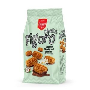 LEONA FIGARO BISC.COCOS&TOP.CACAO 300GR(10B)