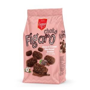 LEONA FIGARO BISC.CACAO COCOS&TOP.CACAO 300GR(10B)