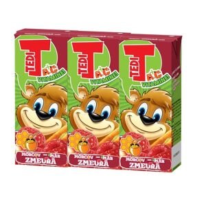 TEDI CUT 0.2L MORCOV-MAR-ZMEURA (3B)8SET