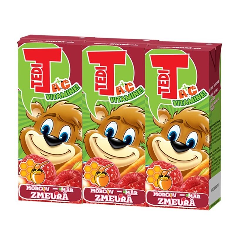 TEDI CUT 0.2L MORCOV-MAR-ZMEURA (3B)8SET