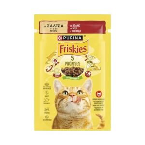 PET.FRISKIES CAT 85GR VITA POUCH(26B)