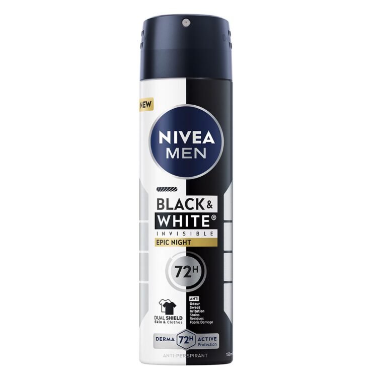 NIVEA DEO MEN 150ML INVISIBLE B&W EPIC NIGHT(6B)5SET