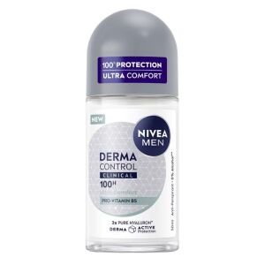 NIVEA ROLLON MEN 50ML DERMA CONTROL CLINICAL(6B) 5SET