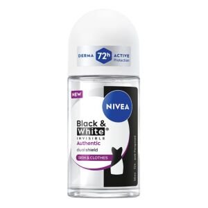 NIVEA ROLLON WOM. 50ML INVISIBLE B&W AUTHENTIC(6B) 5SET