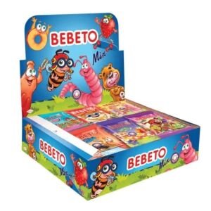 BEBETO BEANS JELEURI MIX AROMA FRUCTE 18GR(36B)12CUT